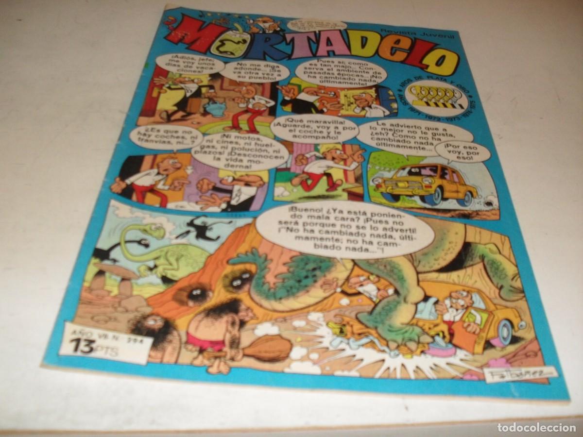 Tebeos: MORTADELO N&ordm; 294,EN CONTRAPORTADA PUBLICIDAD HELADOS CAMY,DE 645,BRUGUERA,1970