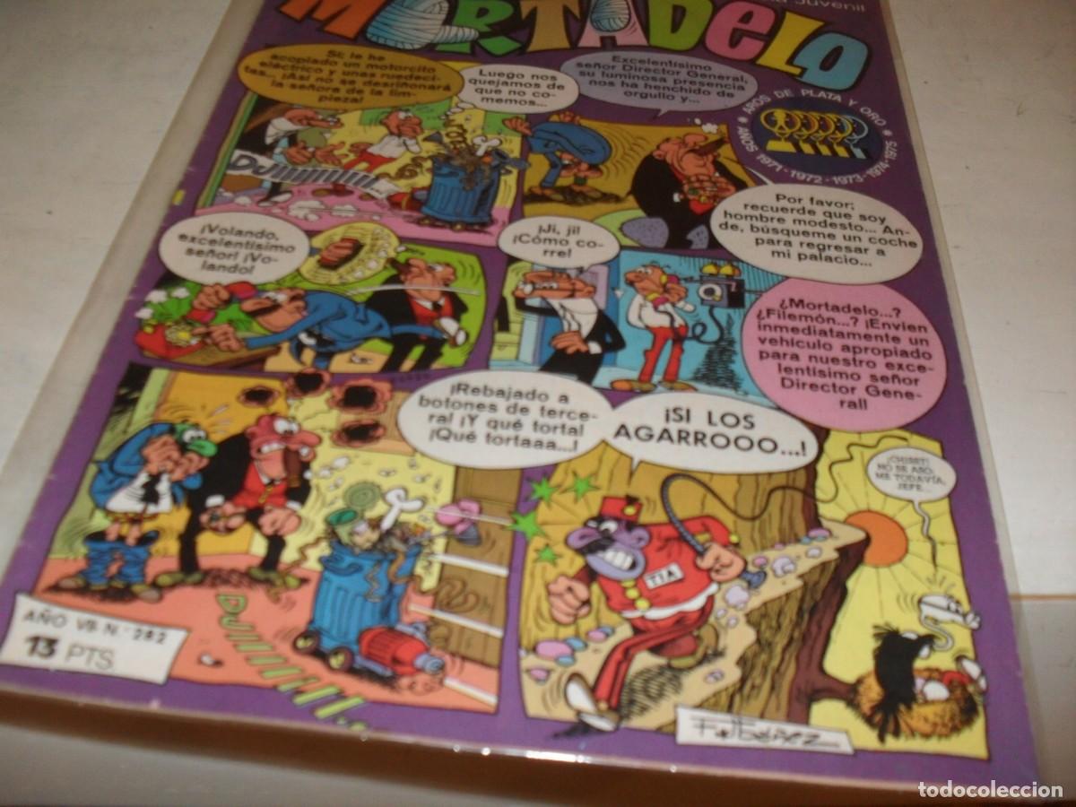 MORTADELO Nº 282,EN CONTRAPORTADA PUBLICIDAD DE QUESITOS MG,DE 645,BRUGUERA,1970