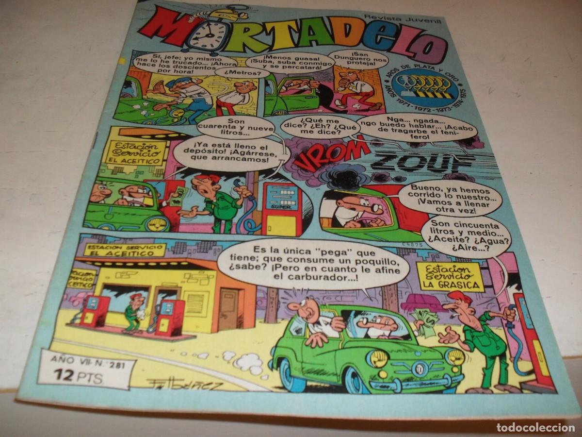 MORTADELO Nº 281 CON MORTADELO:MISION DE PERROS,DE 645,BRUGUERA,1970