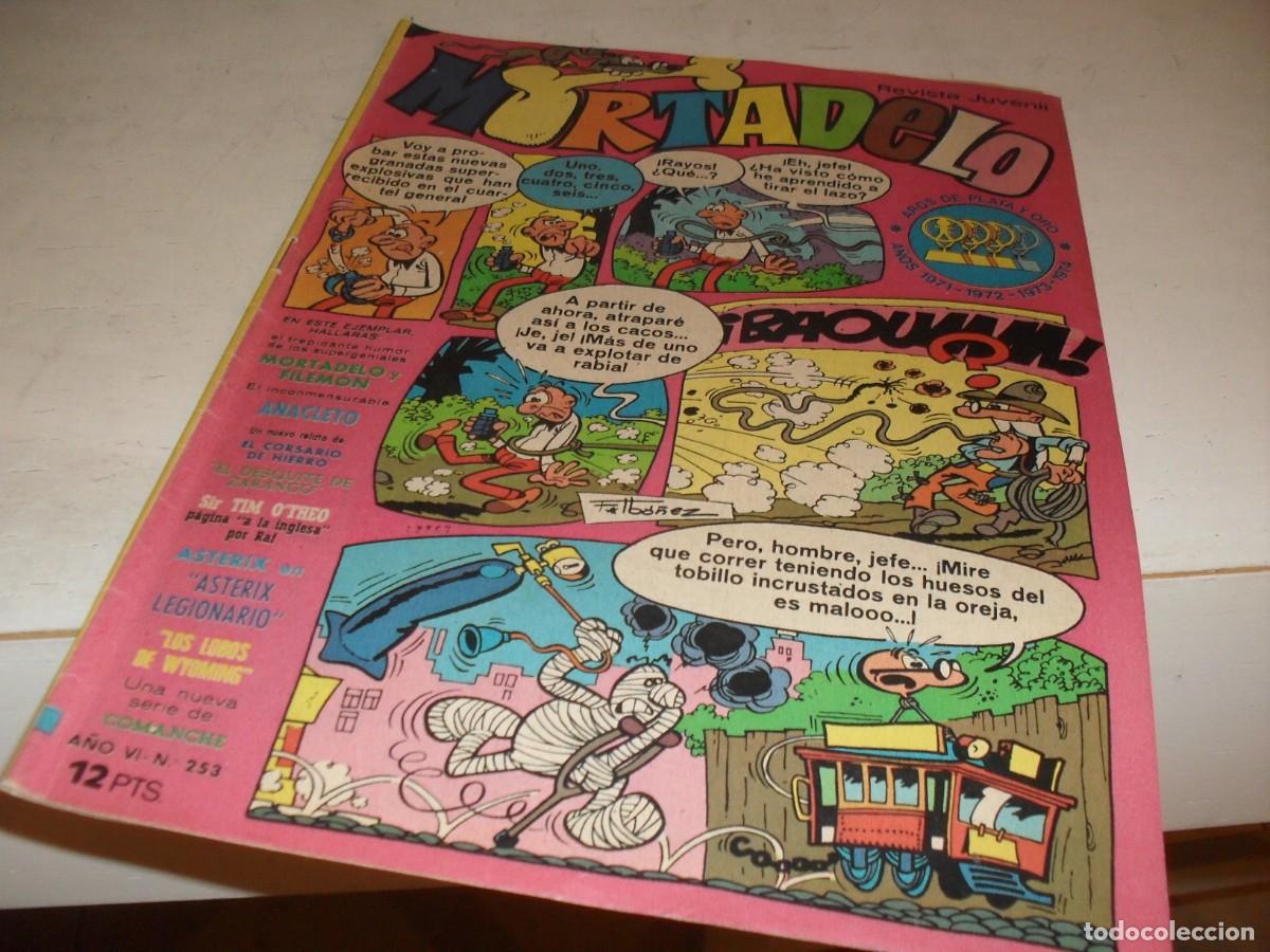 Tebeos: MORTADELO N&ordm; 253,EN CONTRAPORTADA PUBLICIDAD DE LA PANTERA ROSA,DE 645,BRUGUERA,1970