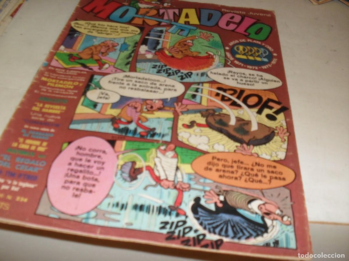 Tebeos: MORTADELO N&ordm; 234,EN CONTRAPORTADA PUBLICIDAD DE BABY MOCOSETE,DE 645,BRUGUERA,1970