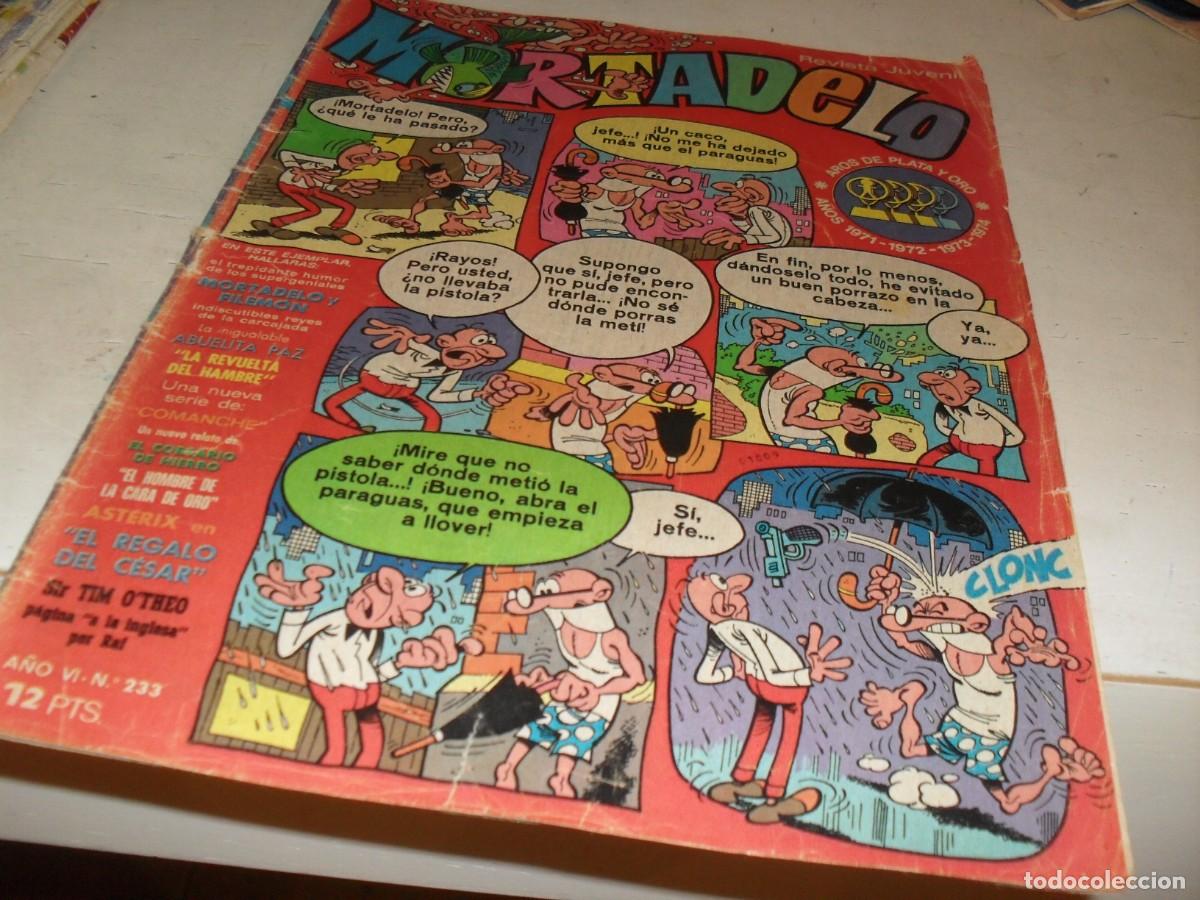 Tebeos: MORTADELO N&ordm; 233,EN CONTRAPORTADA PUBLICIDAD DE BABY MOCOSETE,DE 645,BRUGUERA,1970