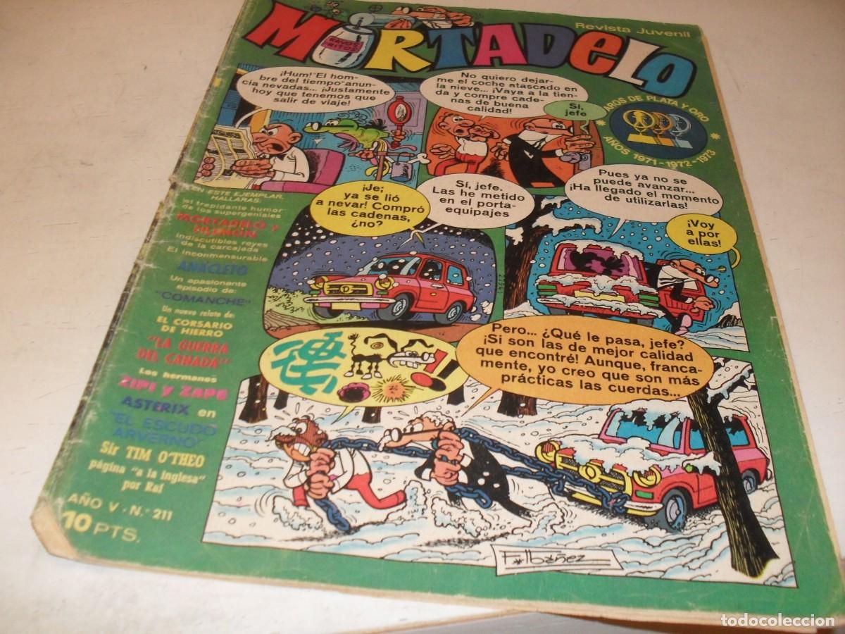 Tebeos: MORTADELO N&ordm; 211,EN CONTRAPORTADA PUBLICIDAD DE BIG JIM,DE 645,BRUGUERA,1970
