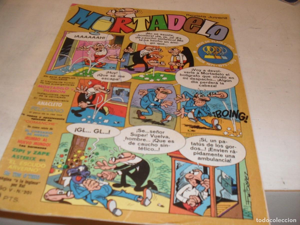 Tebeos: MORTADELO N&ordm; 201,CON MORTADELO APOCRIFO:DIA DE BOMBAS,DE 645,BRUGUERA,1970