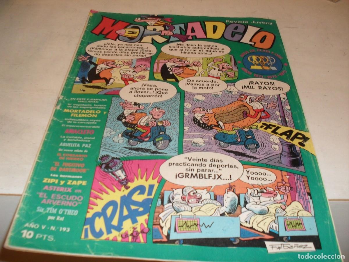 Tebeos: MORTADELO N&ordm; 193.CON EL CORSARIO DE HIERRO,DE 645,BRUGUERA,1970