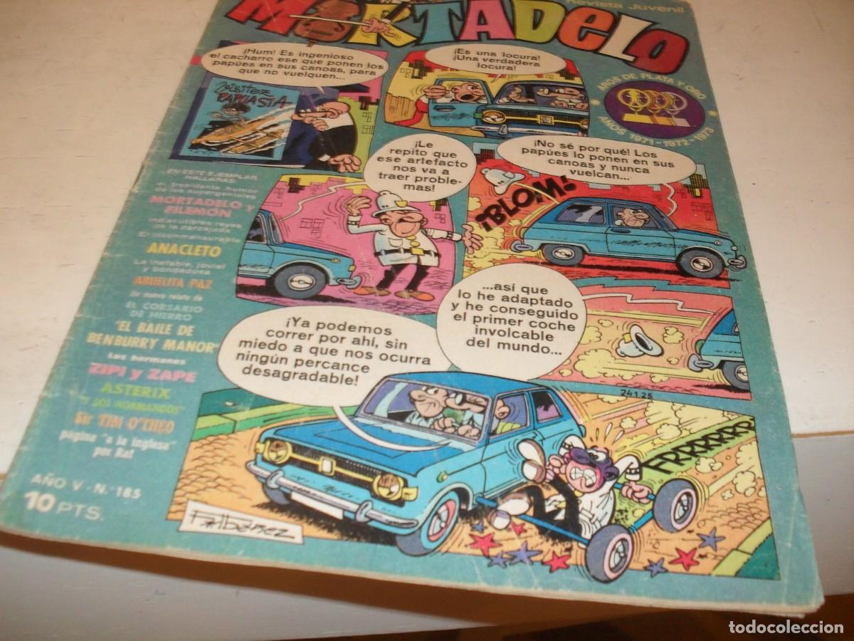 Tebeos: MORTADELO N&ordm; 185,CON MORTADELO:LOS CACHARROS MAJARETAS,DE 645,BRUGUERA,1970