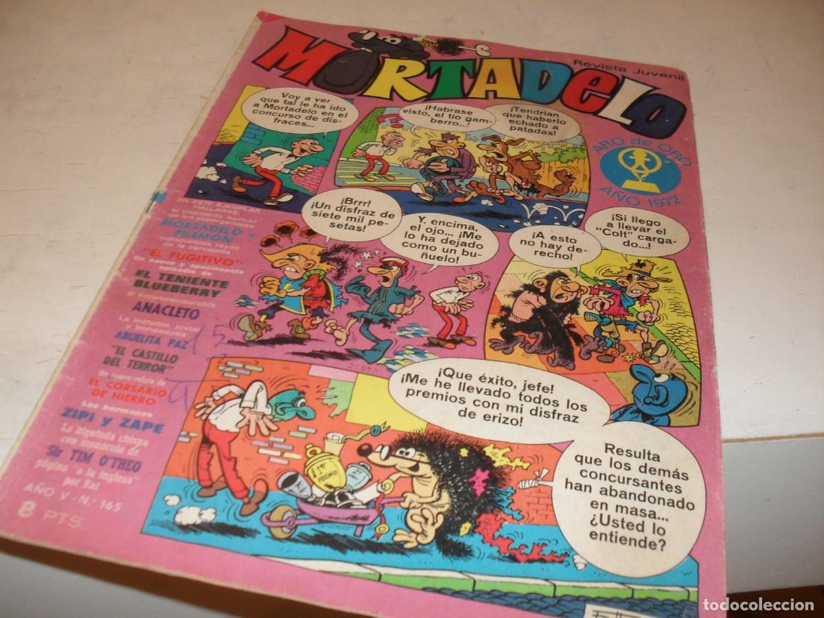 Tebeos: MORTADELO N&ordm; 165,EN CONTRAPORTADA HISTORIETA PUBLICITARIA DON GIGANTE,DE 645,BRUGUERA,1970