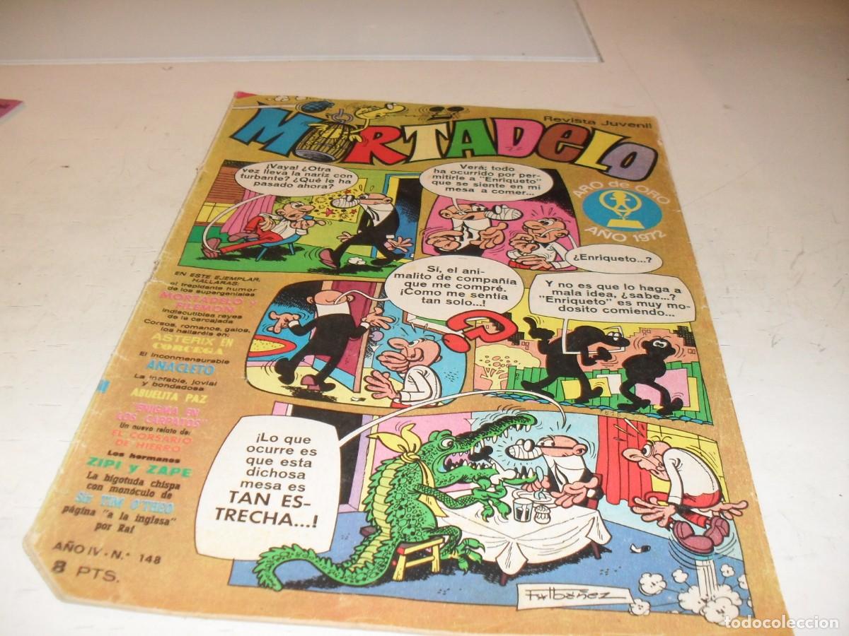 Tebeos: MORTADELO N&ordm; 148,EN CONTRAPORTADA HISTORIETA PUBLICITARIA DON GIGANTE,DE 645,BRUGUERA,1970
