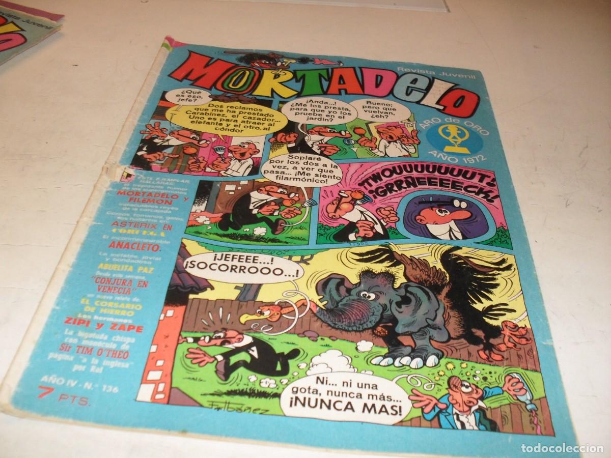 Tebeos: MORTADELO N&ordm; 136,CON EL CORSARIO DE HIERRO,DE 645,BRUGUERA,1970