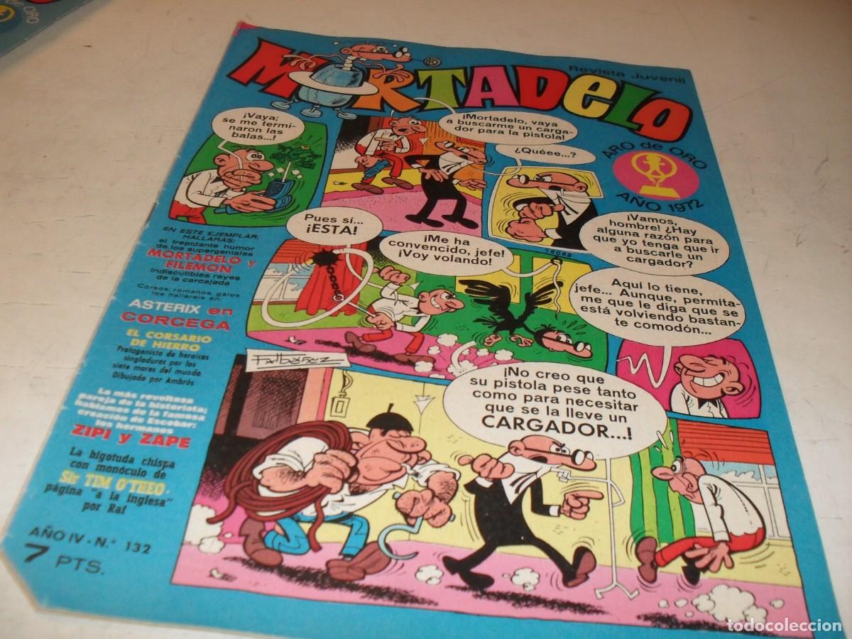 Tebeos: MORTADELO N&ordm; 132,CON LA ABUELITA PAZ Y ANACLETO,DE SANCHIS,DE 645,BRUGUERA,1970