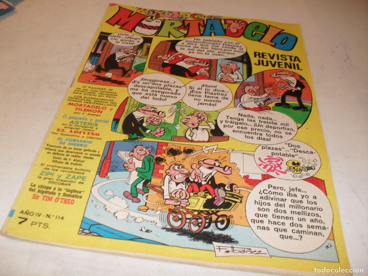 Tebeos: MORTADELO N&ordm; 114 CON LA EXCELENTE AVENTURA:LOS MONSTRUOS,DE 645,BRUGUERA,1970