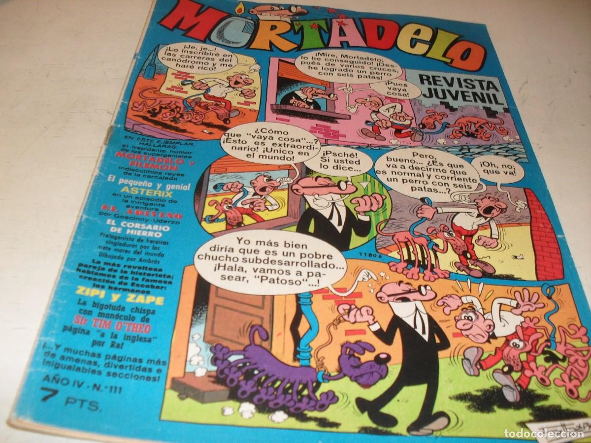 Tebeos: MORTADELO N&ordm; 111 CON EL GENIAL AQUILES TALON,DE 645,BRUGUERA,1970