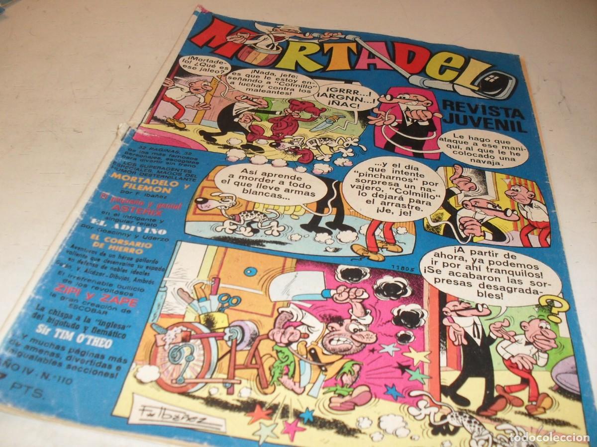 Tebeos: MORTADELO N&ordm; 110 CON POSTER PUBLICIDAD DE PUBLICACIONES BRUGUERA,DE 645,BRUGUERA,1970