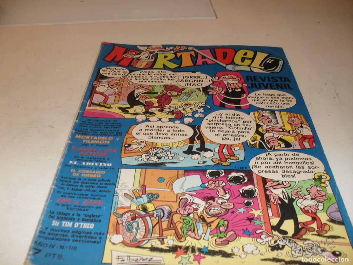 Tebeos: MORTADELO N&ordm; 110 SIN POSTER PUBLICIDAD DE PUBLICACIONES BRUGUERA,DE 645,BRUGUERA,1970