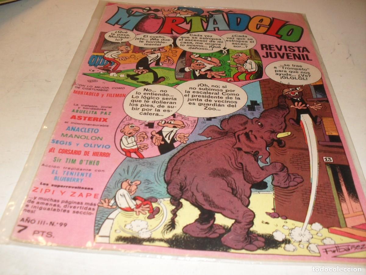 Tebeos: MORTADELO N&ordm; 99,EN CONTRAPORTADA PUBLICIDAD DE COLORIN,DE 645,BRUGUERA,1970