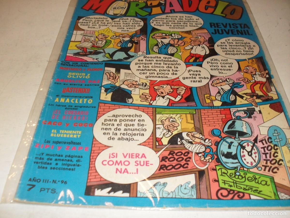 Tebeos: MORTADELO N&ordm; 96,CON EL TENIENTE BLUEBERRY,DE 645,BRUGUERA,1970