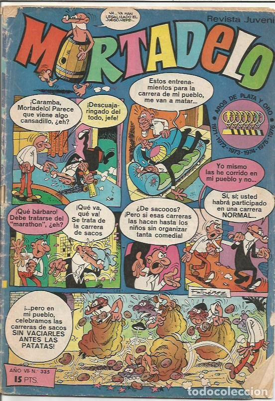 Tebeos: Mortadelo Revista Juvenil A&ntilde;o VII - N.&deg; 335, Editorial Bruguera 25