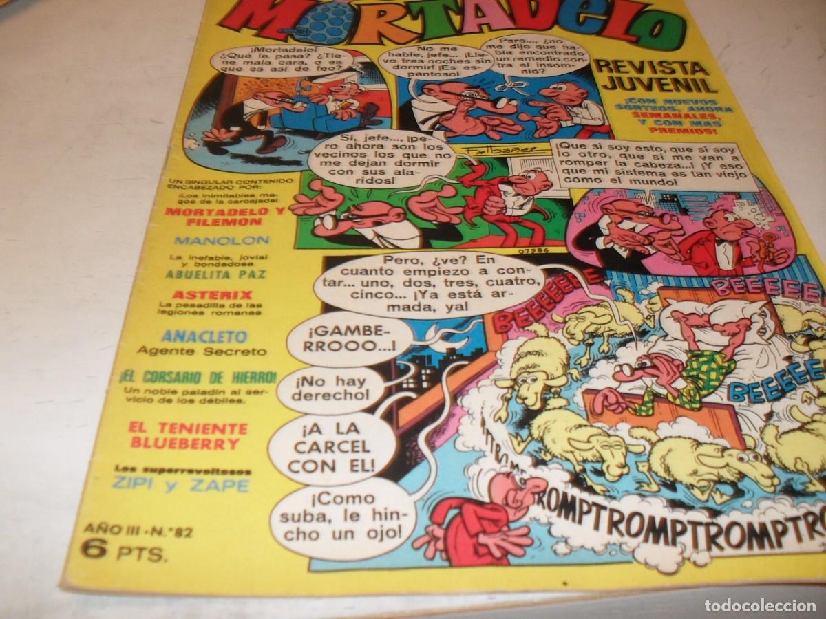 Tebeos: MORTADELO N&ordm; 82,CON BILLETES DE 100,250 Y 500 MORTADELOS,DE 645,BRUGUERA,1970