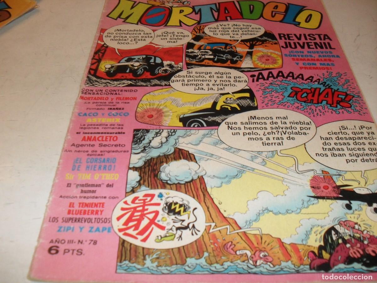 Tebeos: MORTADELO N&ordm; 78,CONM LOS BILLETES DE 100,250 Y 500 MORTADELOS,DE 645,BRUGUERA,1970