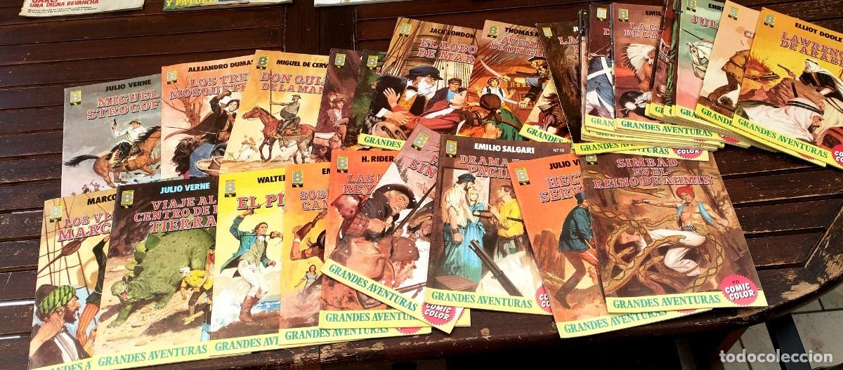 Tebeos: GRANDES AVENTURAS 35 N&Uacute;MEROS COMPLETA EDICIONES B / TIPO JOYAS LITERARIAS JUVENILES