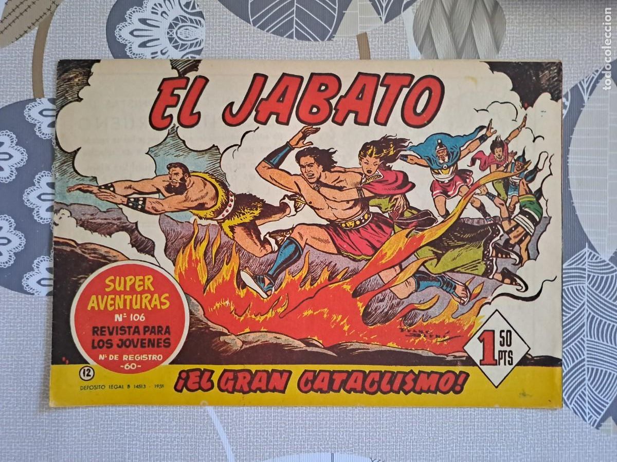 Tebeos: El Jabato 12, el gran cataclismo, Bruguera en muy buen estado