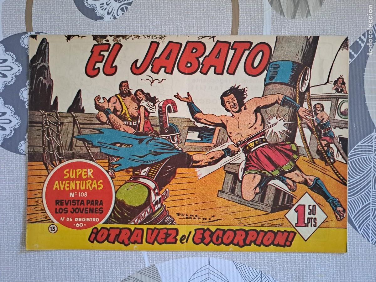 Tebeos: El Jabato 13, otra vez el escorpi&oacute;n, Bruguera en muy buen estado