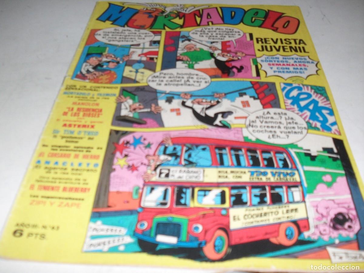 Tebeos: MORTADELO N&ordm; 63,CON BILLETES DE 100,250 Y 500 MORTADELOS,DE 645,BRUGUERA,1970