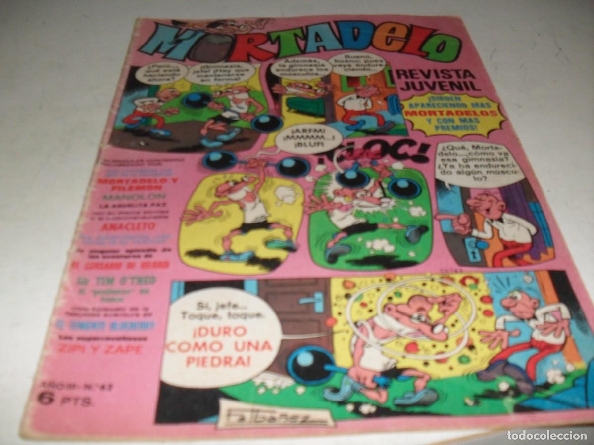 Tebeos: MORTADELO N&ordm; 62,CON BILLETES DE 5,10 Y 50 MORTADELOS,DE 645,BRUGUERA,1970