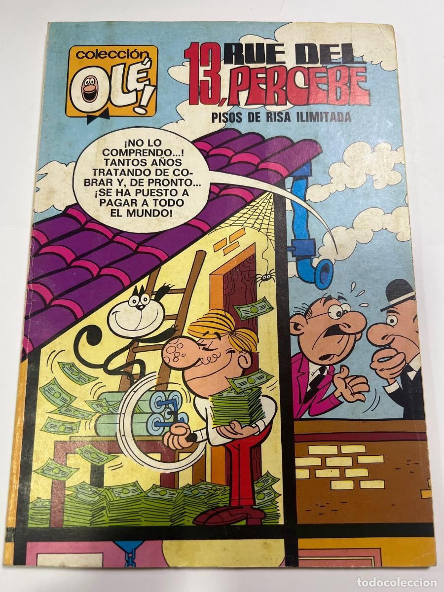 Tebeos: COLECCI&Oacute;N OL&Eacute;. N&deg; 58. 13 RUE DEL PERCEBE. &iexcl;PISOS DE RISA ILIMITADA! BRUGUERA 7&ordf;. 1986.
