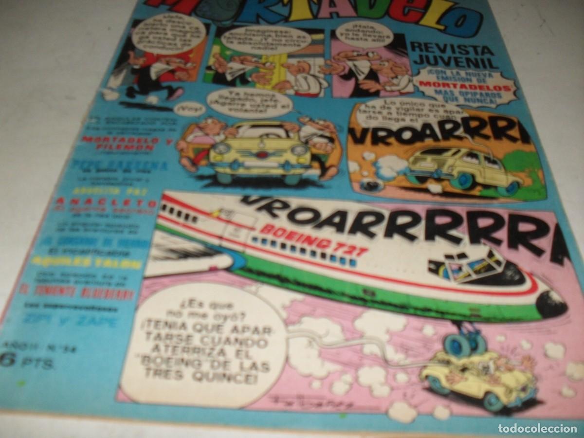 Tebeos: MORTADELO N&ordm; 54,CON BILLETES DE 5,10 Y 50 MORTADELOS,DE 645,BRUGUERA,1970