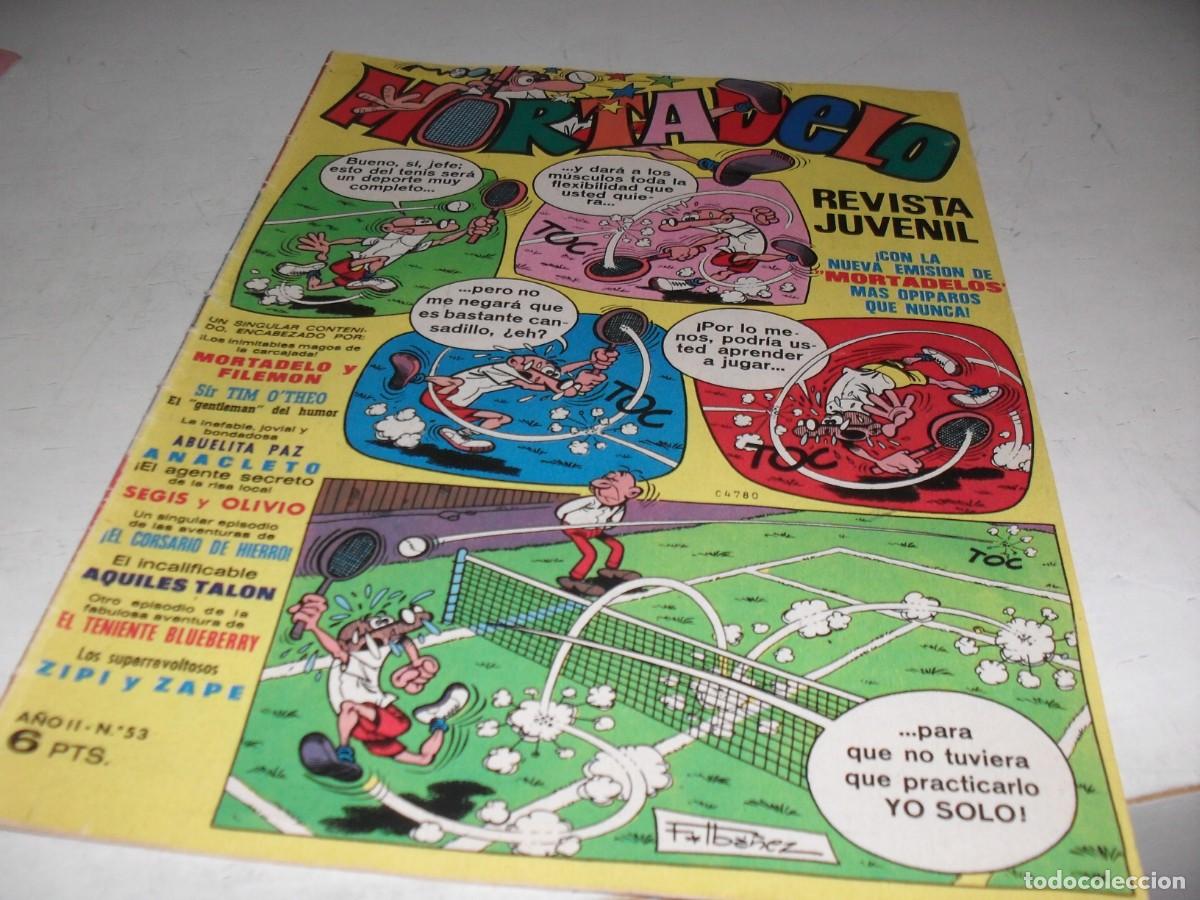 Tebeos: MORTADELO N&ordm; 53,CON LOS BILLETES DE 5,10 Y 50 MORTADELOS,DE 645,BRUGUERA,1970