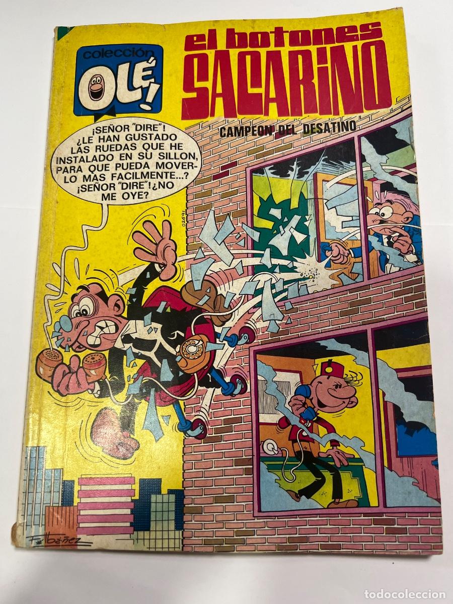 Tebeos: EL BOTONES SACARINO. CAMPE&Oacute;N DEL DESATINO. COLECCI&Oacute;N OL&Eacute;. 1980.