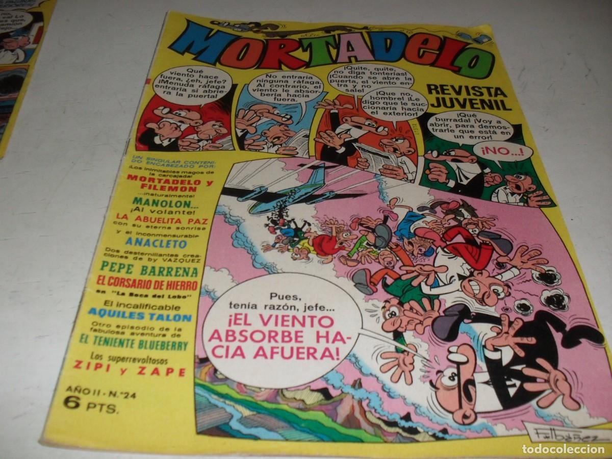 Tebeos: MORTADELO N&ordm; 24,SIN LOS BILLETES DE MORTADELOS,DE 645,BRUGUERA,1970