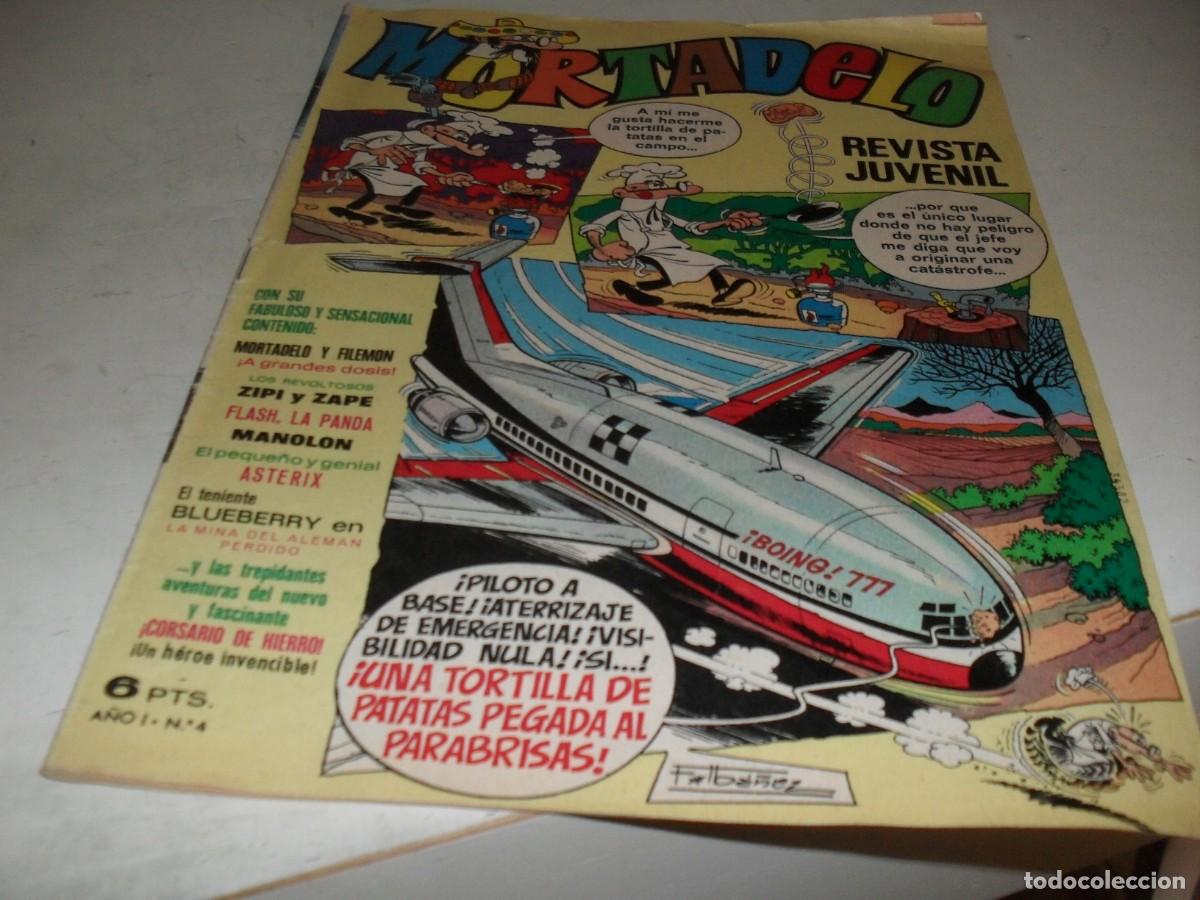 Tebeos: MORTADELO N&ordm; 4,PRIMEROS N&ordm;,CON ISLAS CON HISTORIA,DE IPC,DE 645,BRUGUERA,1970