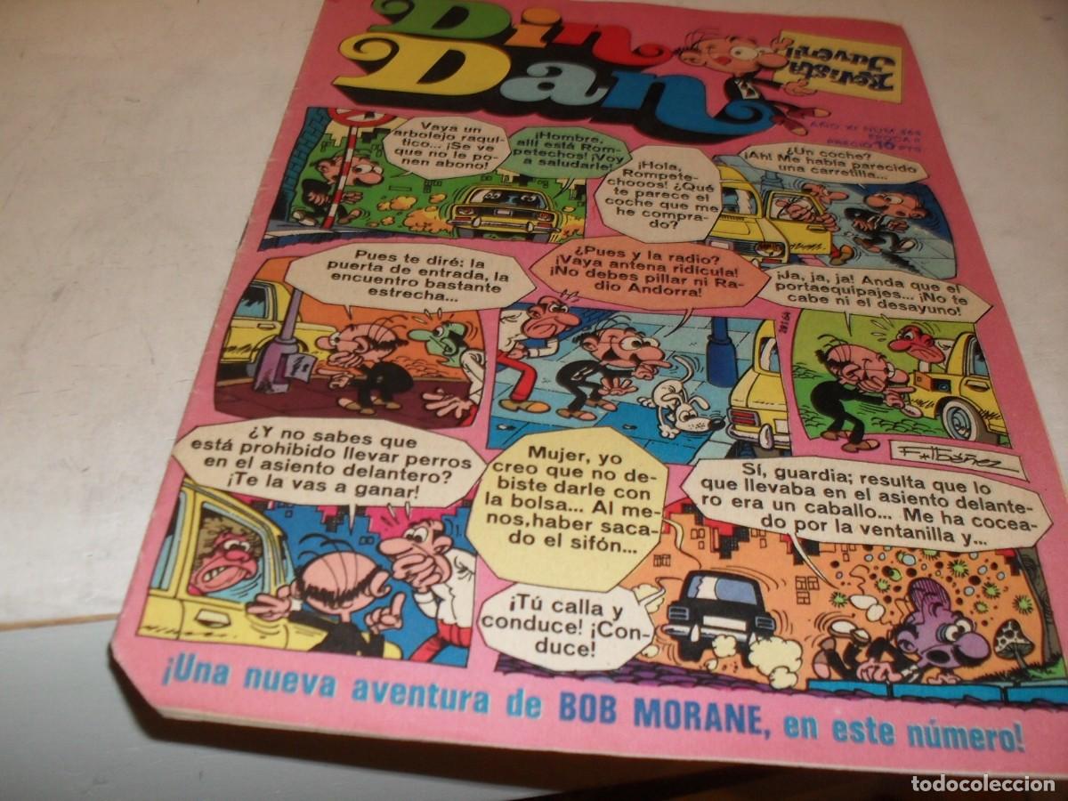 Tebeos: DIN DAN,2&ordf; EPOCA,N&ordm; 364,CON BOB MORANE,DE 385,BRUGUERA,1968
