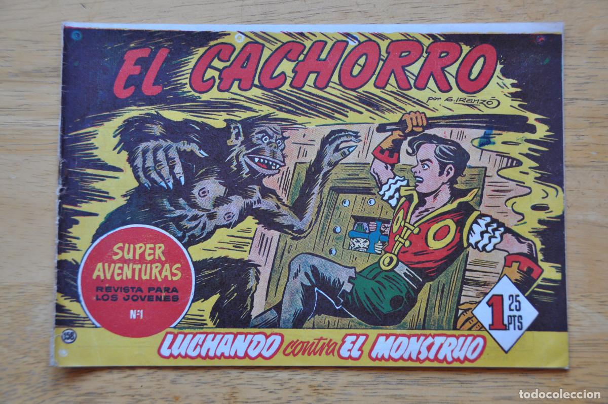 Tebeos: COMIC - EL CACHORRO -SUPER AVENTURAS N&ordm;1 - LUCHANDO CONTRA EL MONSTRUO - EDITORIAL BRUGUERA