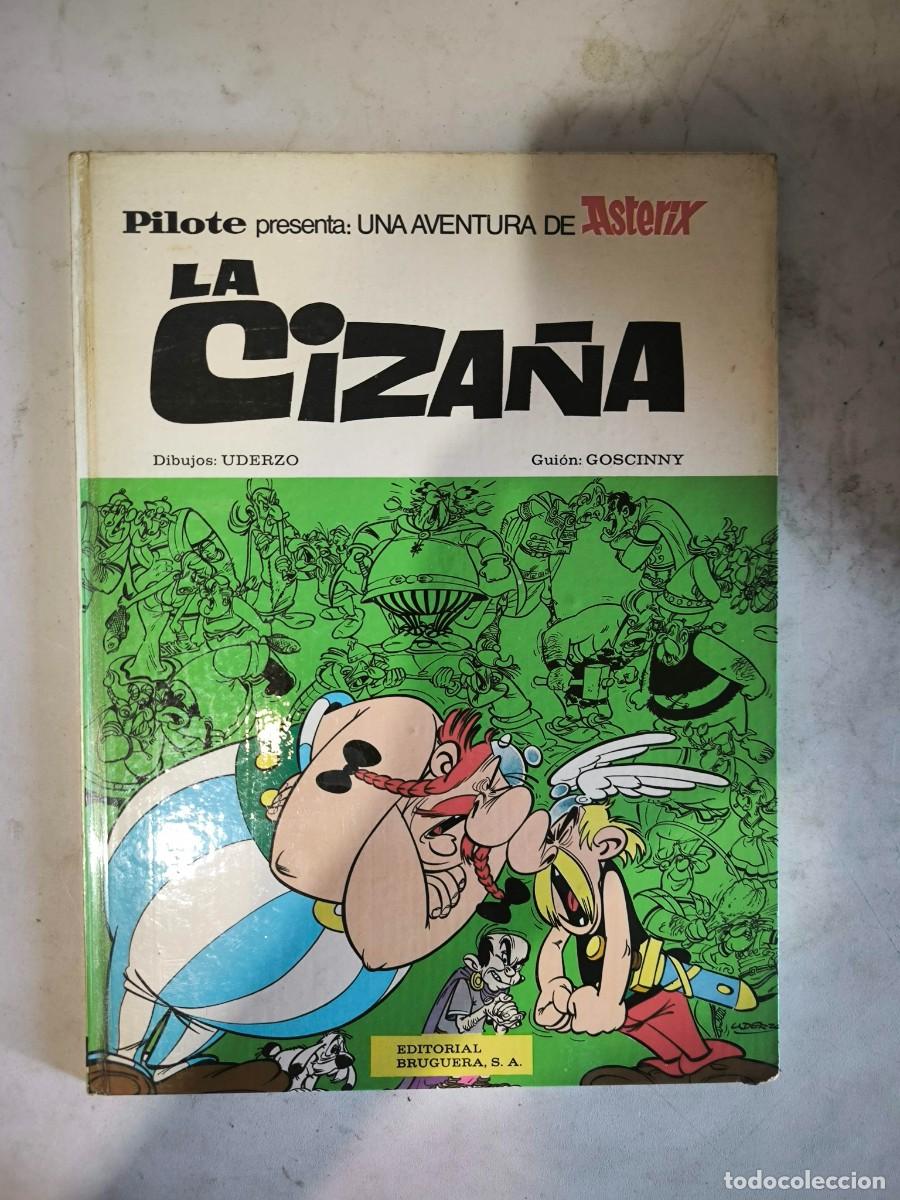 Tebeos: ASTERIX PILOTE LA CIZA&Ntilde;A. SIN NUMERO EN LOMO. BRUGUERA 1970 1&ordm; EDICION EN ESPA&Ntilde;A