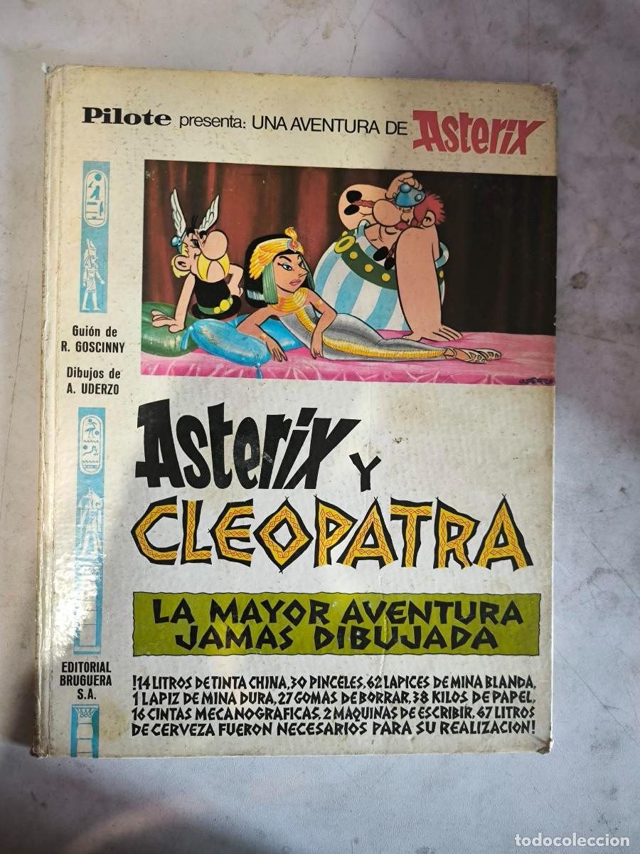 Tebeos: ASTERIX PILOTE ASTERIX Y CLEOPATRA SIN NUMERO EN LOMO. BRUGUERA 1&ordm; EDICION EN ESPA&Ntilde;A