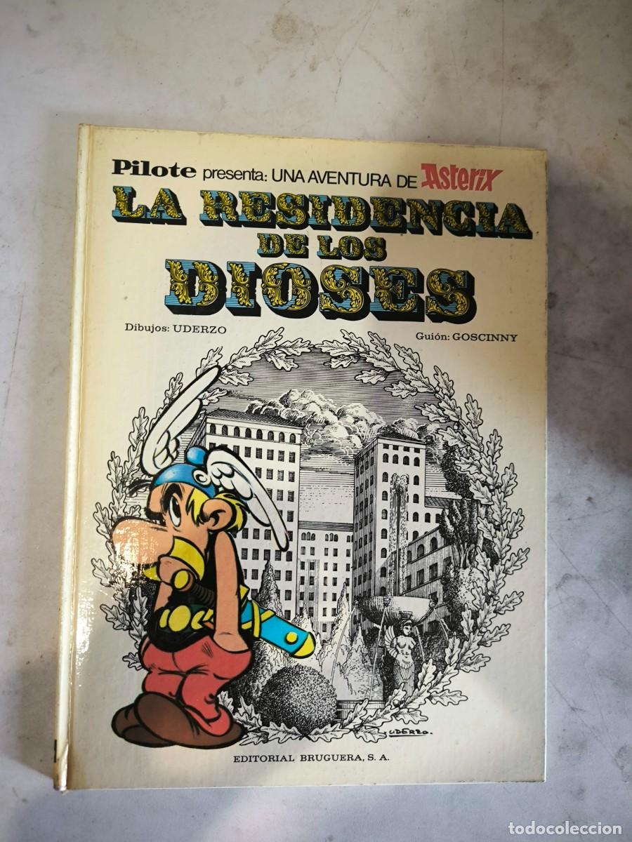Tebeos: ASTERIX PILOTE ASTERIX Y LA RESIDENCIA DE LOS DIOSES SIN NUM. EN LOMO. BRUGUERA 1&ordm; EDICION EN ESPA&Ntilde;A