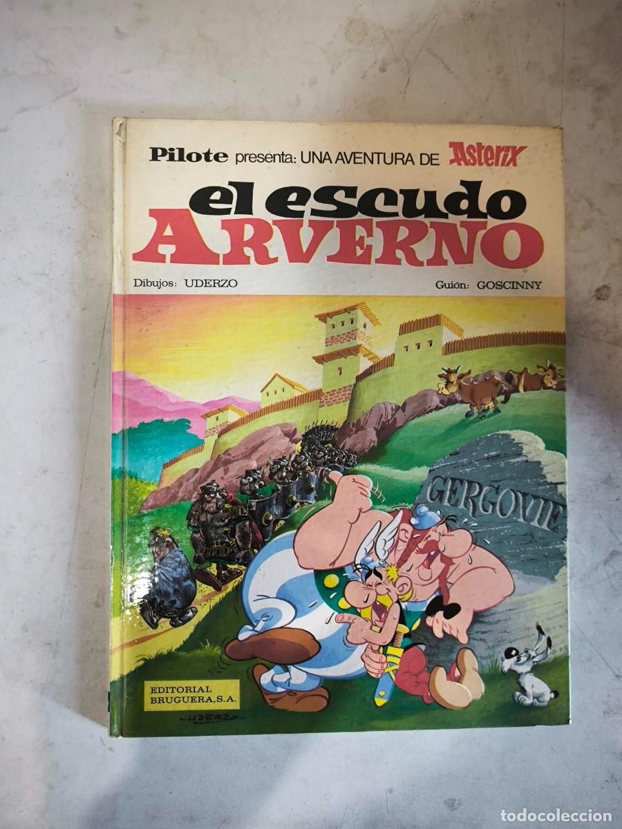 Tebeos: ASTERIX PILOTE ASTERIX Y EL ESCUDO ARVERNO SIN NUMERO EN EL LOMO.BRUGUERA 1&ordm; EDICION EN ESPA&Ntilde;A