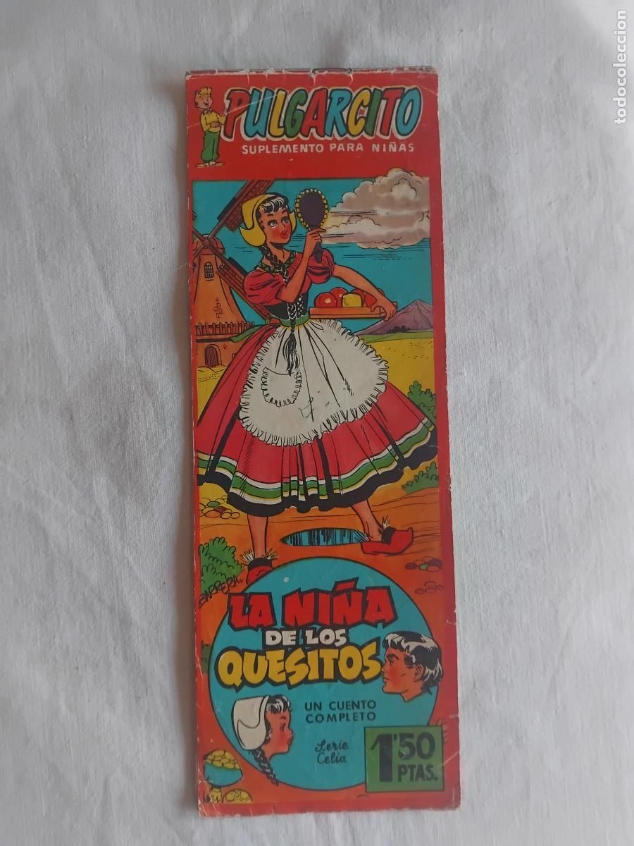 Tebeos: LA NI&Ntilde;A DE LOS QUESITOS. SUPLEMENTO PULGARCITO N&ordm; 1253 SERIE CELIA N&ordm; 17