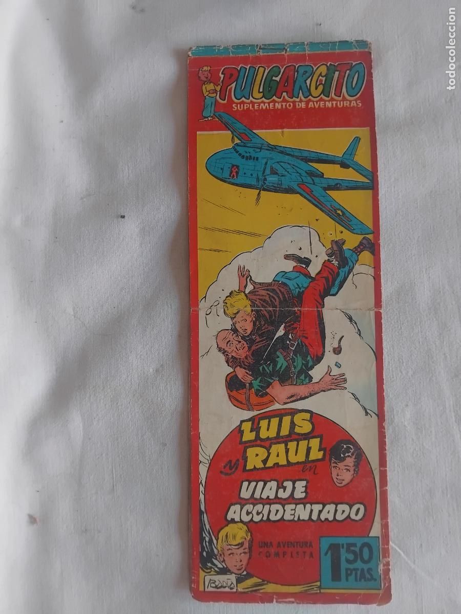 Tebeos: LUIS Y RAUL EN VIAJE ACCIDENTADO. SUPLEMENTO PULGARCITO N&ordm; 1252 SERIE AVENTURAS N&ordm; 16