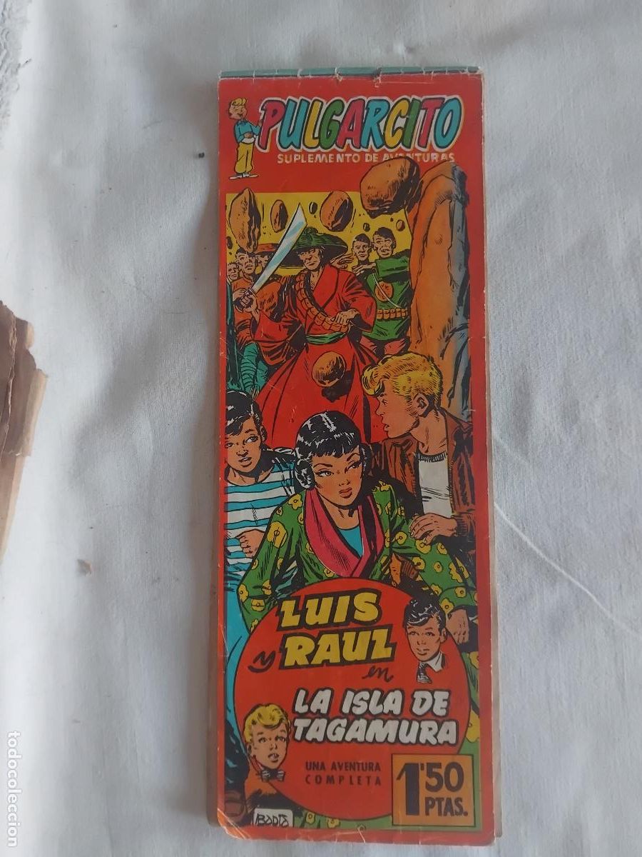 Tebeos: LUIS Y RAUL EN LA ISLA DE TAGAMURA. SUPLEMENTO PULGARCITO N&ordm; 1254 SERIE AVENTURAS N&ordm; 20