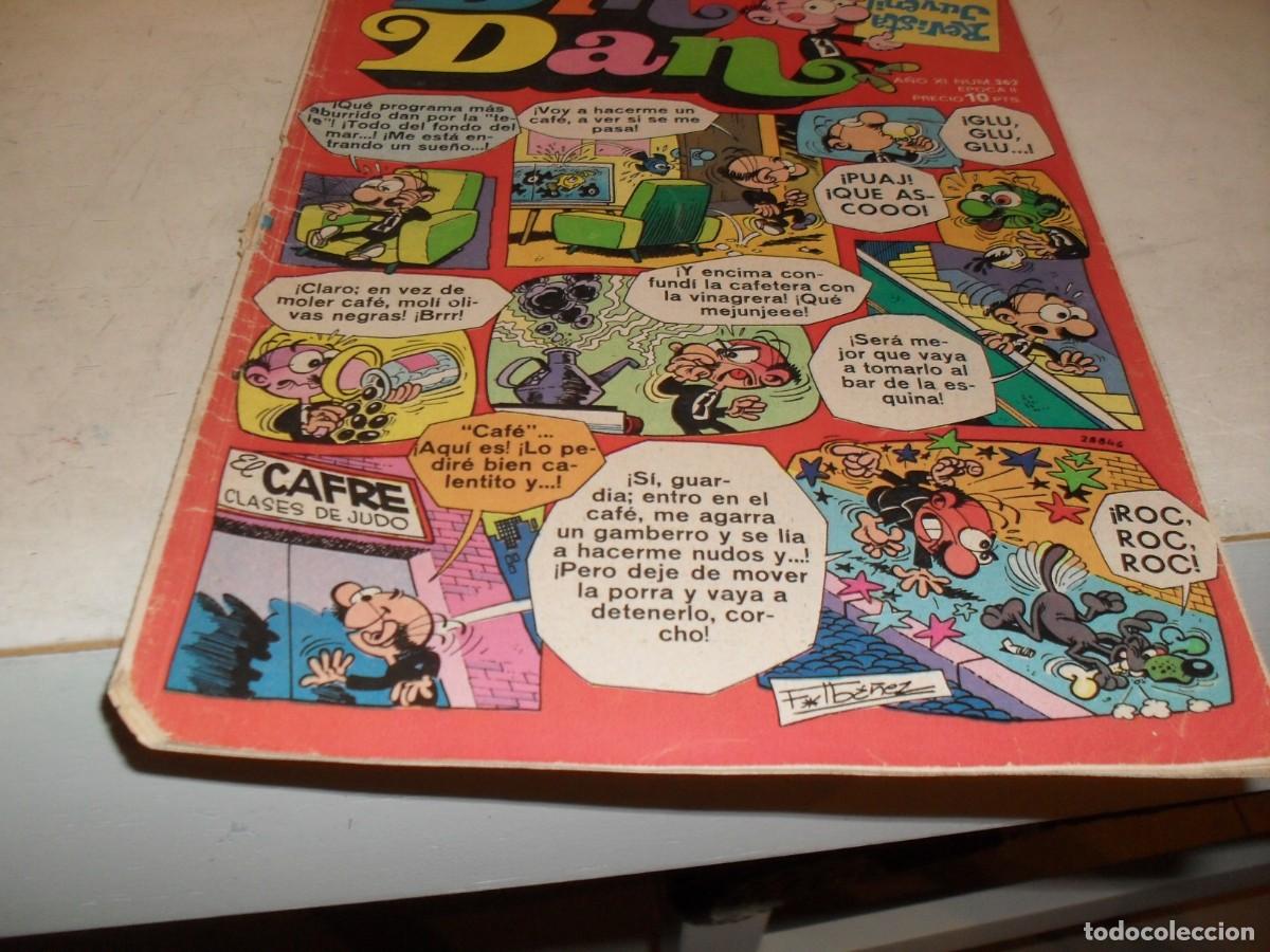 Tebeos: DIN DAN,2&ordf; EPOCA,N&ordm; 362,CON BOB MORANE,DE 385,BRUGUERA,1968