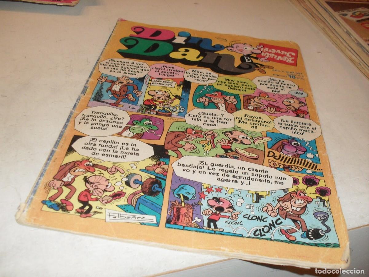 Tebeos: DIN DAN,2&ordf; EPOCA,N&ordm; 357,CON POSTER LIBROS BRUGUERA PARA NAVIDAD,DE 385,BRUGUERA,1968
