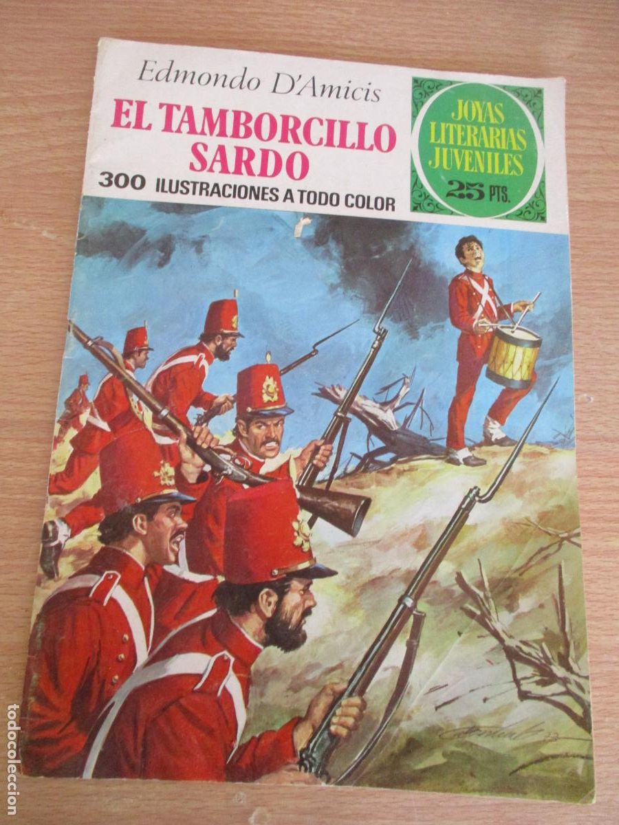 Tebeos: JOYAS LITER&Aacute;RIAS JUVENILES, N&ordm;. 94 - EL TAMBORCILLO SARDO-EDT: BRUGUERA.-1977