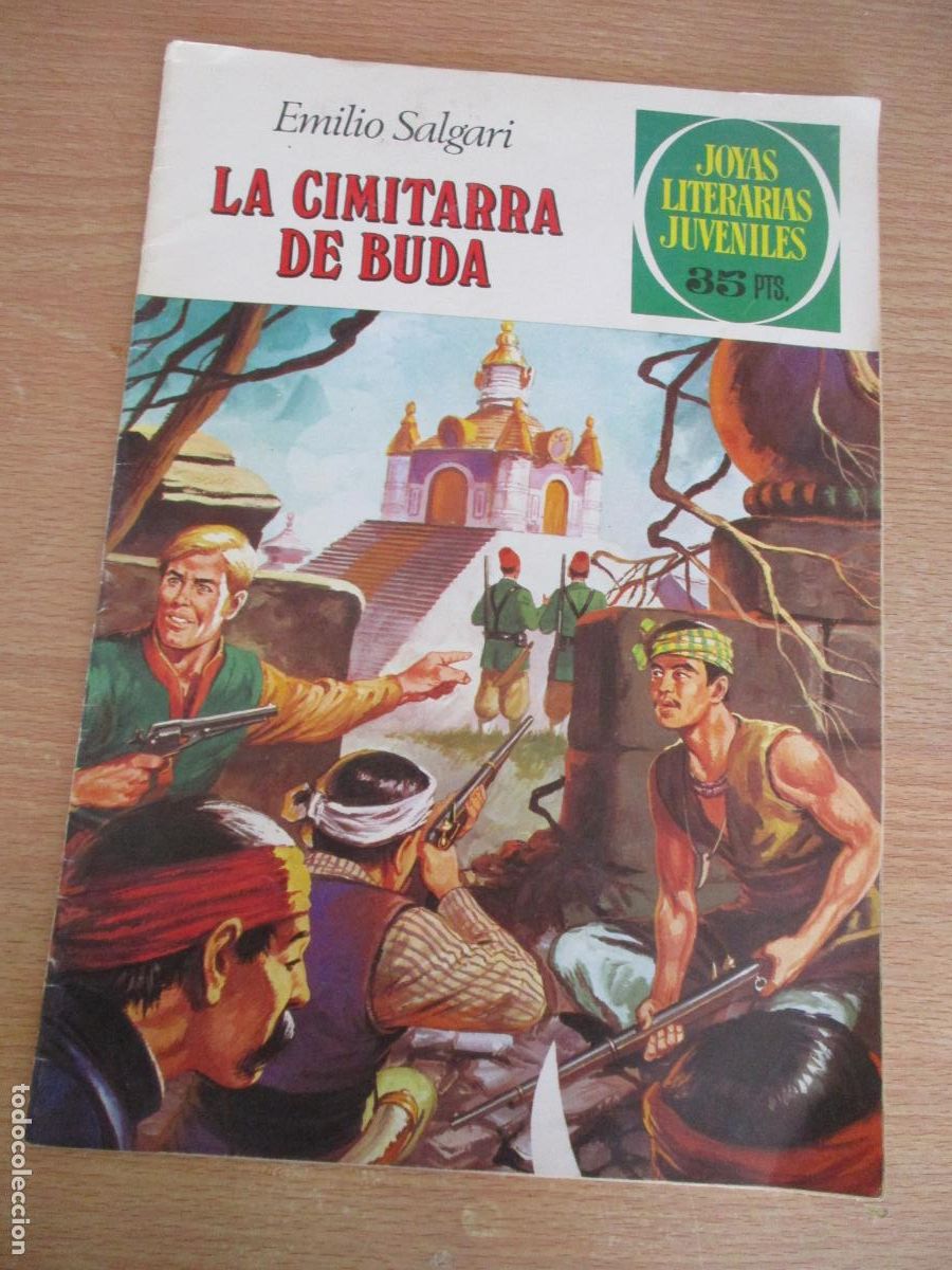 Tebeos: JOYAS LITER&Aacute;RIAS JUVENILES, N&ordm;. 225-LA CIMATARRA DE BUDA-EDT: BRUGUERA.-1979