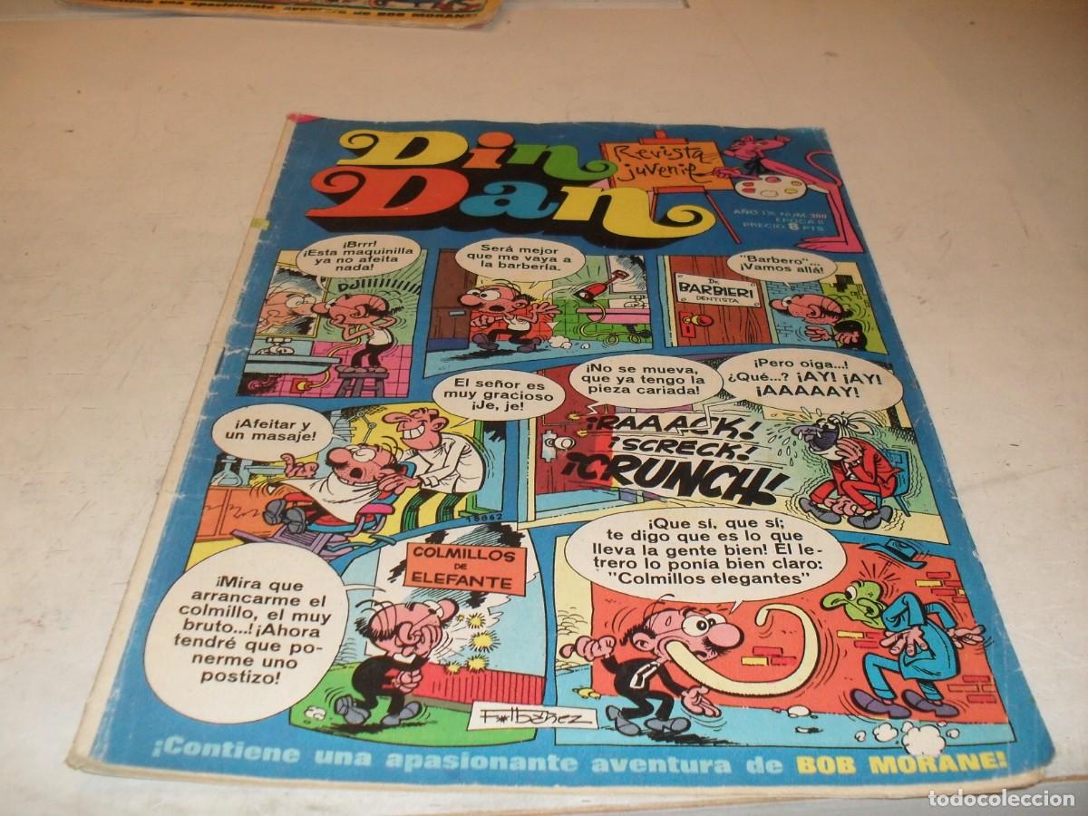 Tebeos: DIN DAN,2&ordf; EPOCA,N&ordm; 300,EN INTERIOR PUBLICIDAD DE LA SE&Ntilde;ORITA PEPIS,DE 385,BRUGUERA,1968