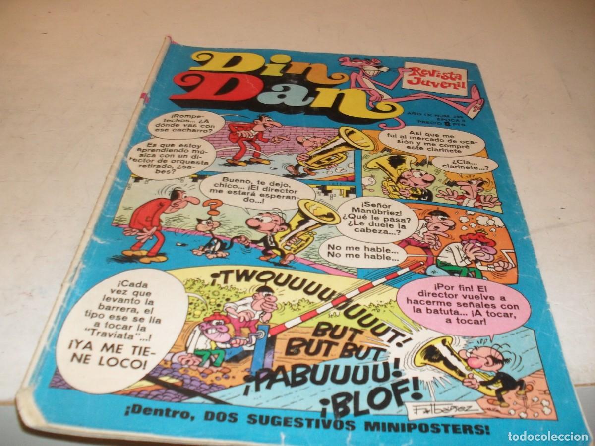 Tebeos: DIN DAN,2&ordf; EPOCA,N&ordm; 295,EN CONTRAPORTADA PUBLICIDAD DE HIPPY 2000,DE 385,BRUGUERA,1968