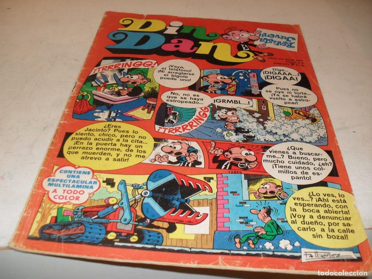 Tebeos: DIN DAN,2&ordf; EPOCA,N&ordm; 264,CON SUPER NOVA,DE EDMOND,DE 385,BRUGUERA,1968